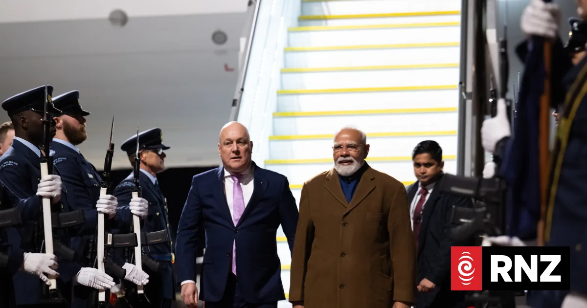 Large security presence in Auckland as Modi meets political, community leaders