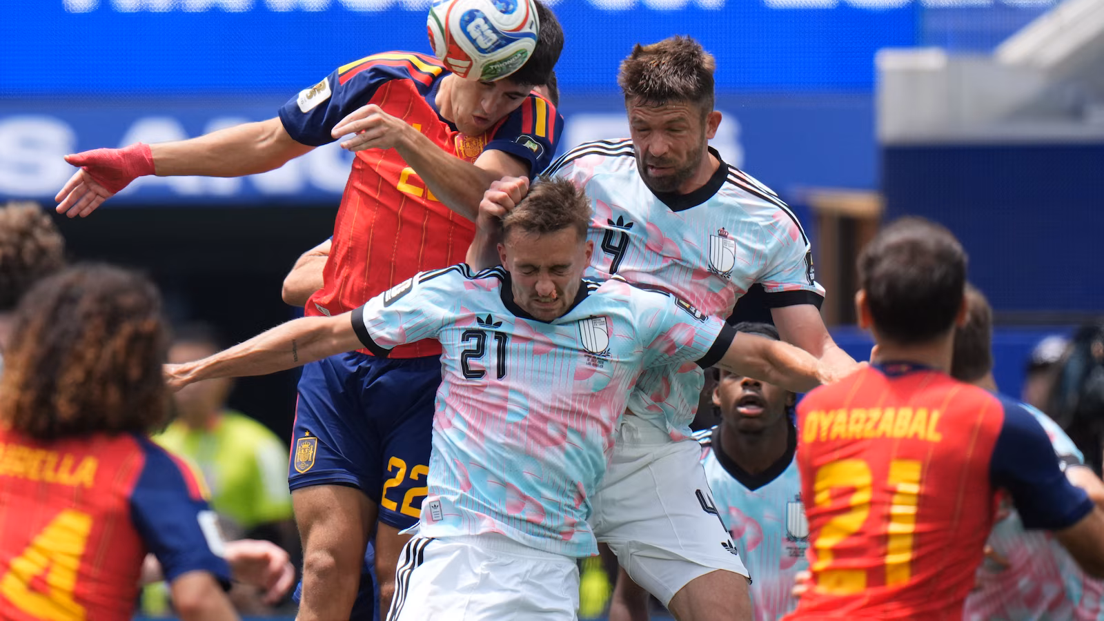 Mikel Merino stars again as Spain edges Belgium 2-1 in the World Cup quarterfinals