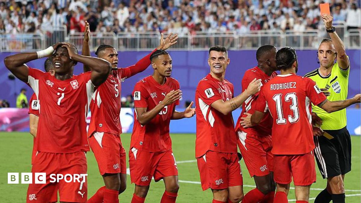 World Cup 2026: Breel Embolo sent off as result of mistaken identity rule