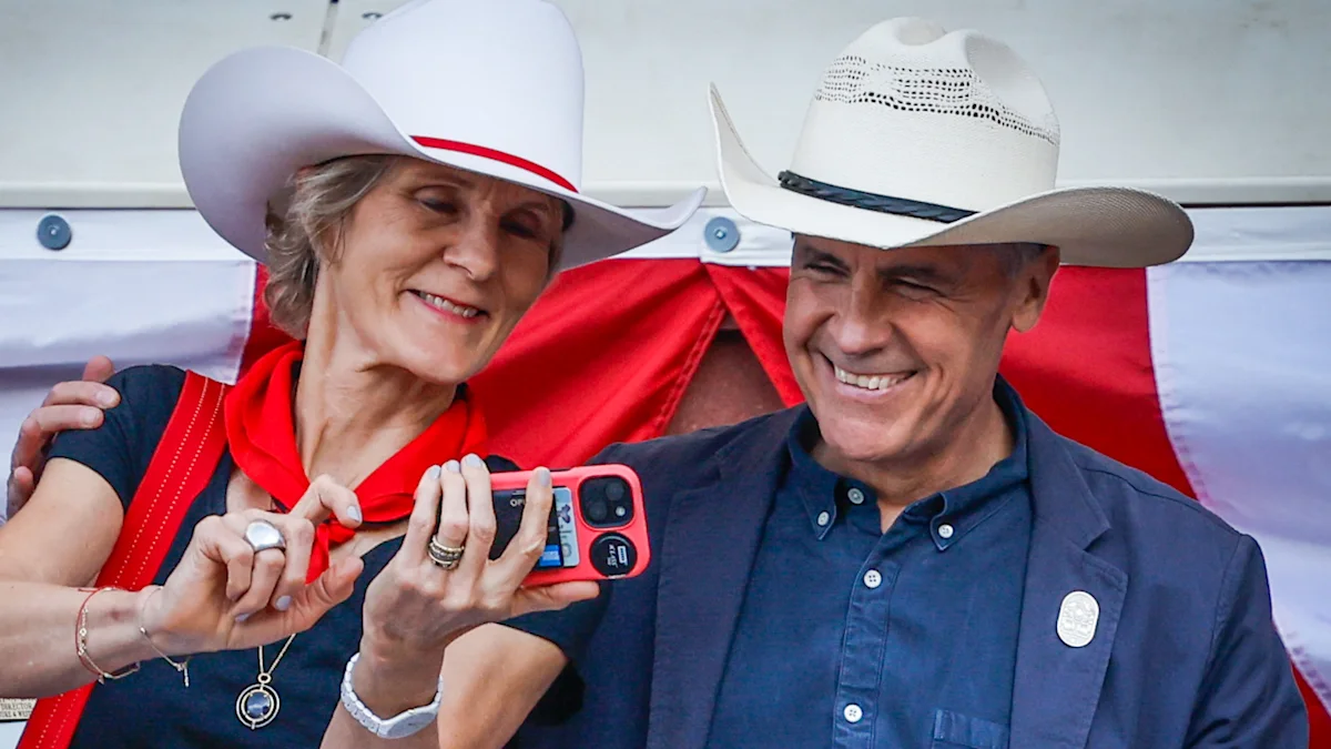Mark Carney visits Stampede