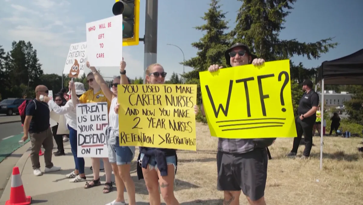 BC Nurses' Union expands job action to Vancouver Island