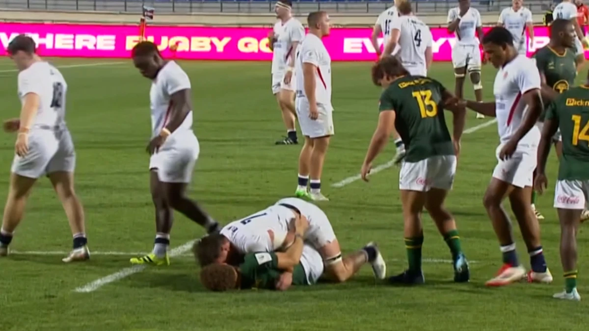 England player sent off for ‘disgraceful headbutt’ at world champs