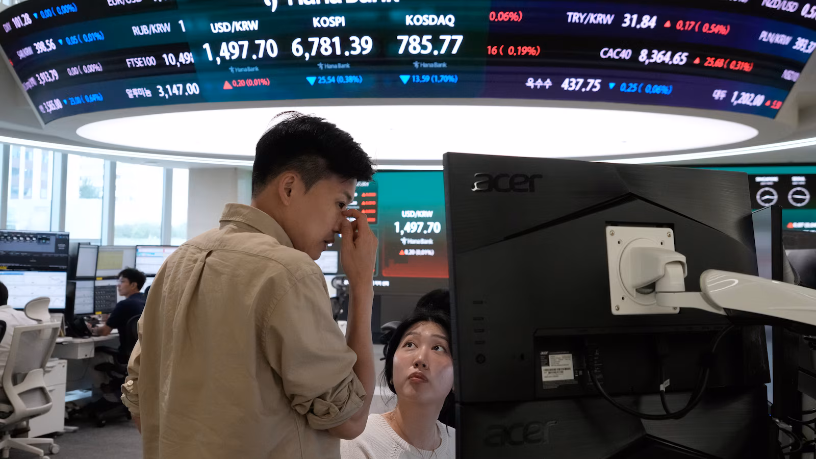 Oil prices jump as fighting flares in the Middle East, while AI