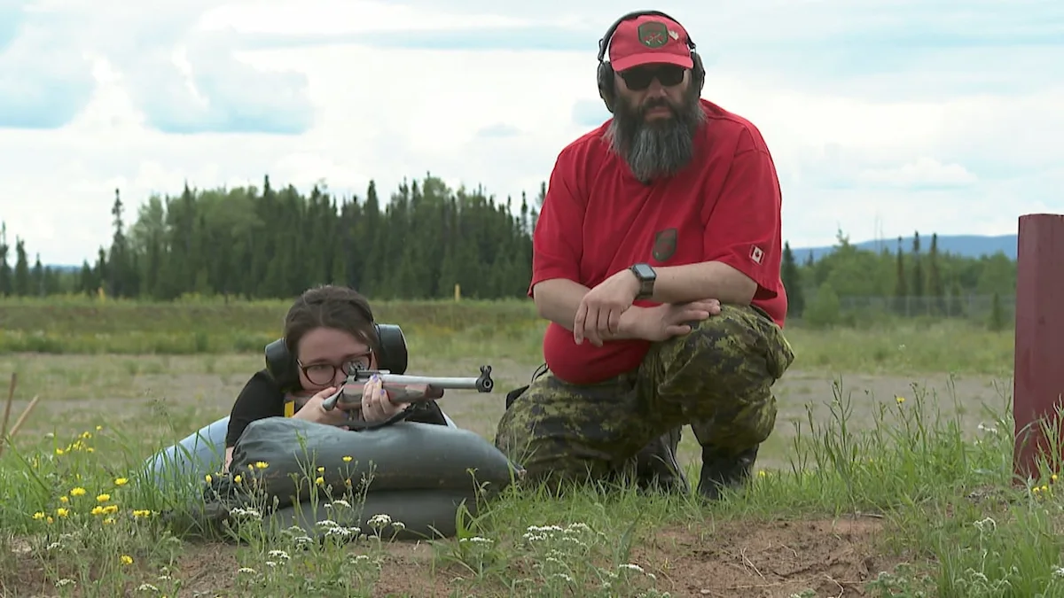 Taking in target practice with the Canadian Rangers