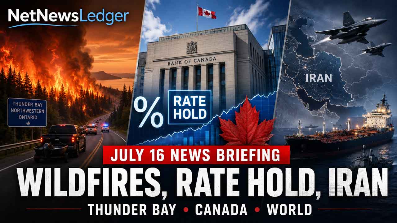 July 16 news: Ontario wildfires, dangerous smoke, Bank of Canada and global trade risks
