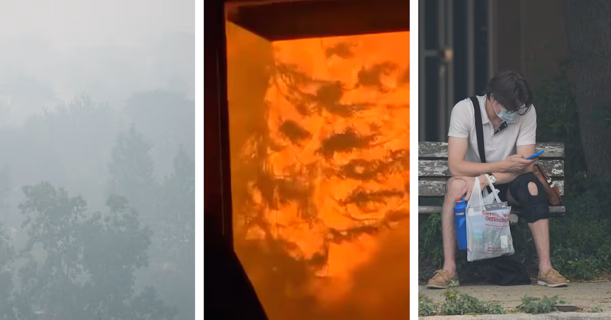 More than 850 wildfires across Canada as flames tear through parts of Northern Ontario, destroying buildings