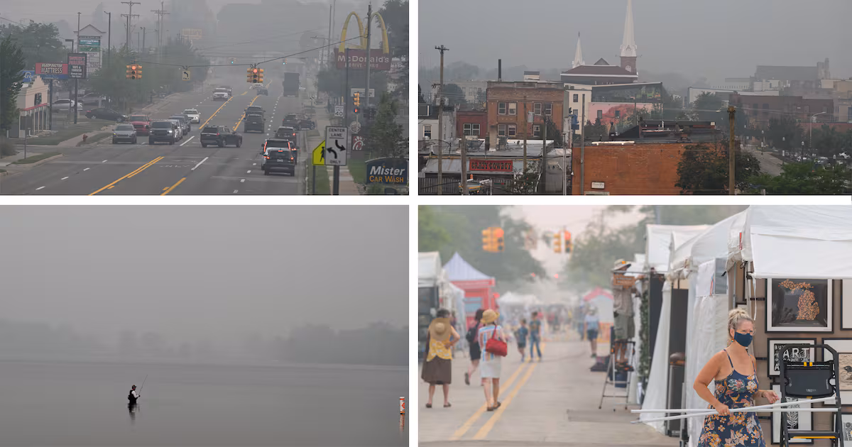 U.S. Republican politicians from Michigan pen letter to PM Carney after wildfire smoke fills U.S. skies