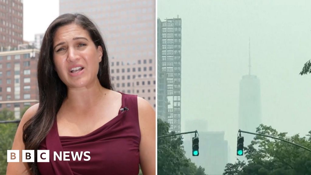 ‘You can taste the smoke’: New Yorkers on air quality as fires burn across Canada