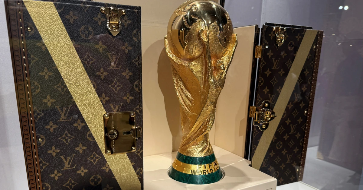 World Cup trophy to travel in a bespoke Louis Vuitton trunk to stadium