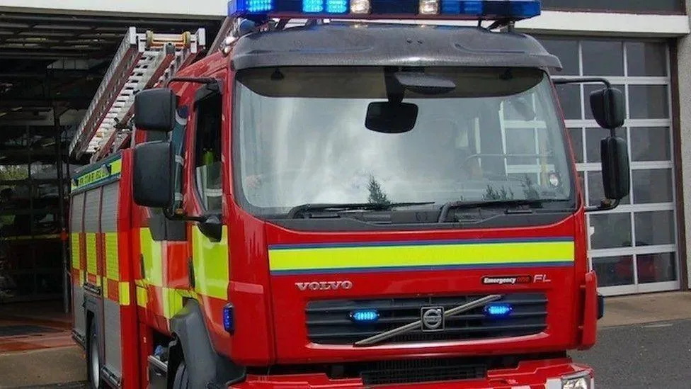 Homes left without power after fire in outbuilding