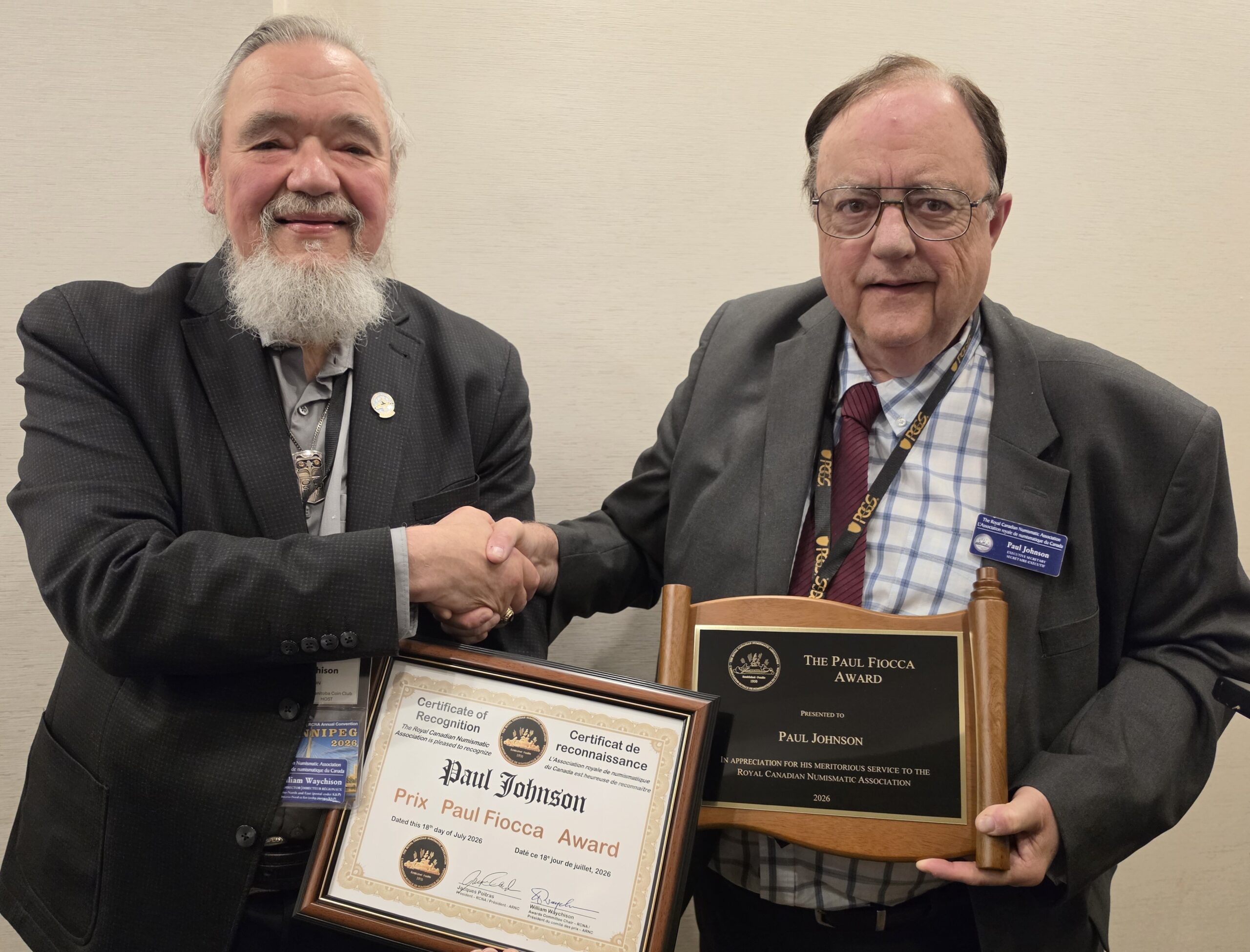 RCNA Convention concludes with honours for Renwick, Johnson