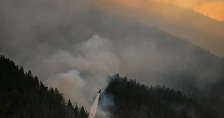 Hundreds of British Columbians watching wildfires closely as they burn close to communities