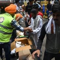 Supporters flood India's 'cockroach' protesters with food