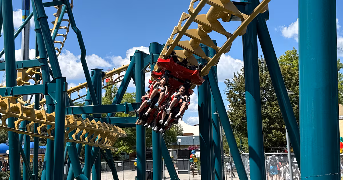 Canada's Wonderland officially opens its newest ride, 'The DareDeviler'. Here's what it looks like
