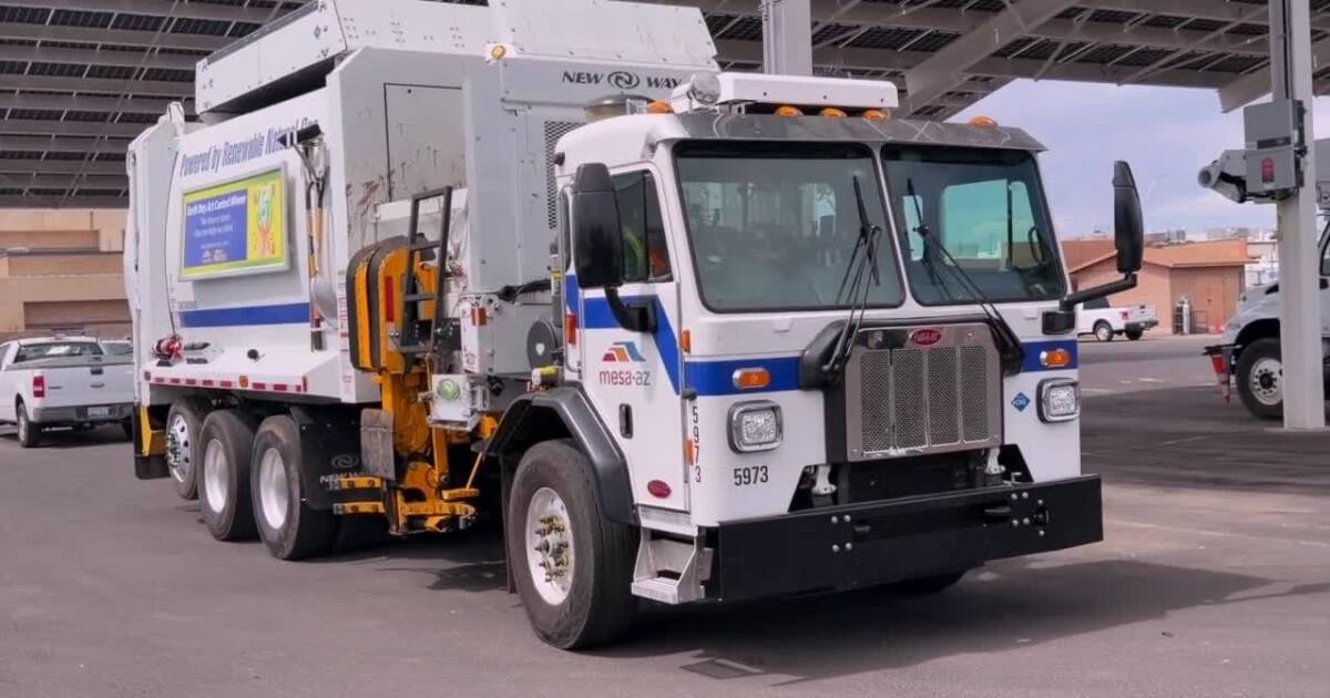 Mesa tests artificial intelligence on garbage trucks to boost safety