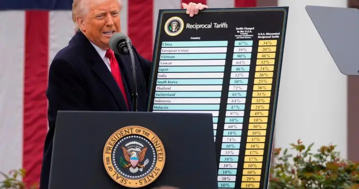 U.S. hits dozens of countries, including Canada, with new 10% tariff