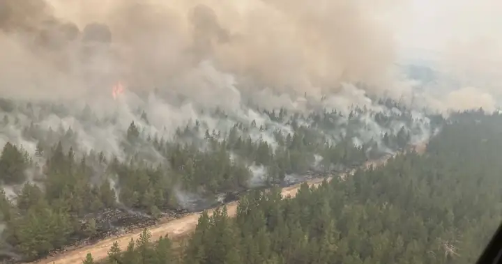 Entire Village of Clinton on evacuation order due to nearby wildfire