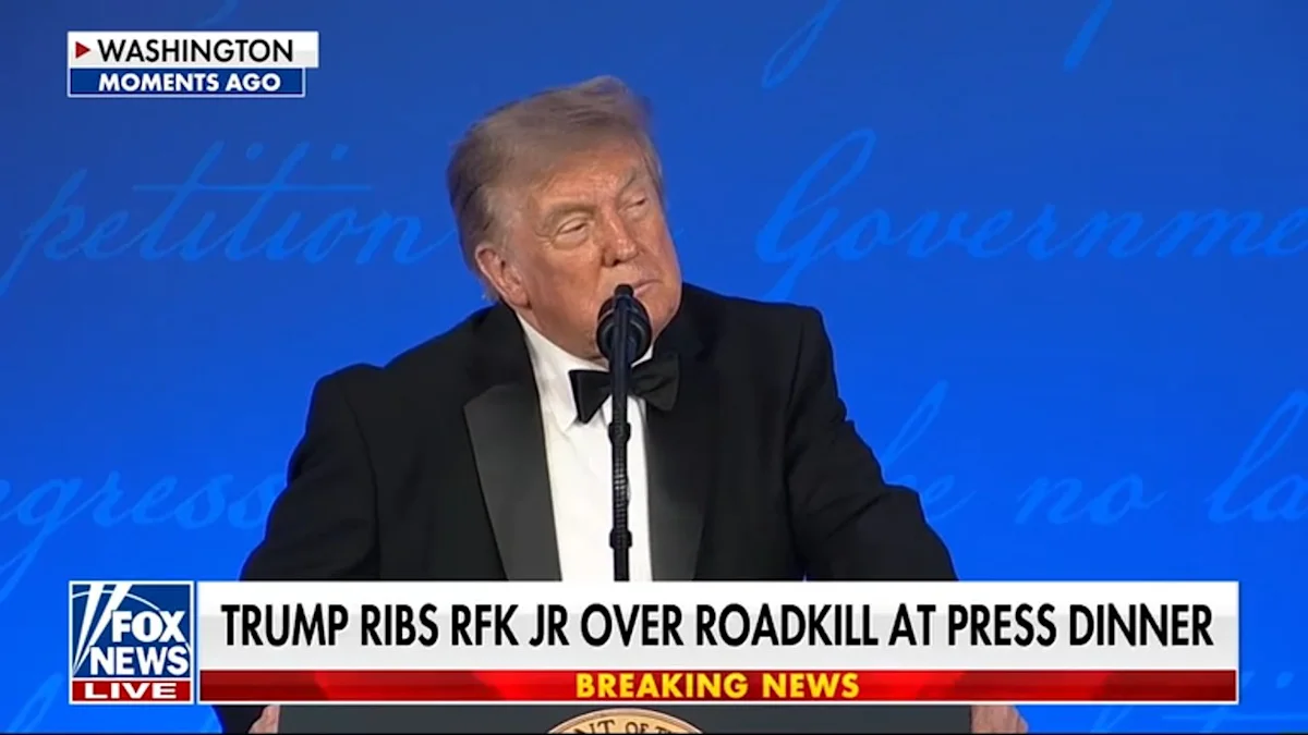 Trump delivers jokes and jabs at WCHA Dinner