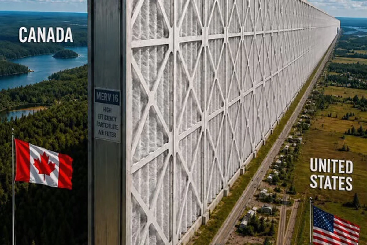 Trump takes latest swipe at Canada, suggesting the US should build a border wall to keep smoke out