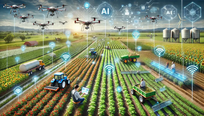 How Artificial Intelligence ( AI ) boosts farming