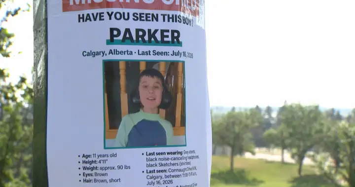 Search for Parker continues in Calgary as Amber Alert expires