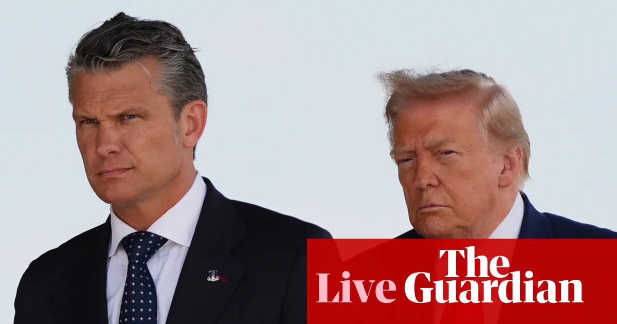 Trump backs Pete Hegseth amid renewed tensions with Iran