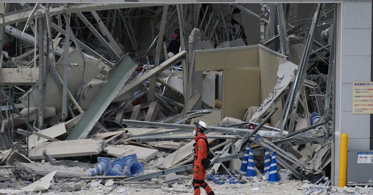 Photos show the aftermath of a damaging earthquake in southwestern Japan