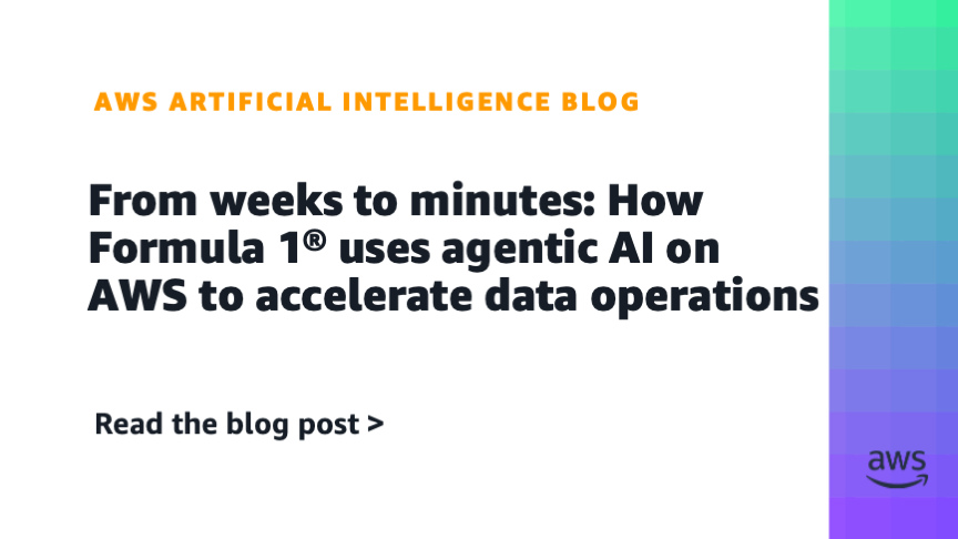 From weeks to minutes: How Formula 1® uses agentic AI on AWS to accelerate data operations