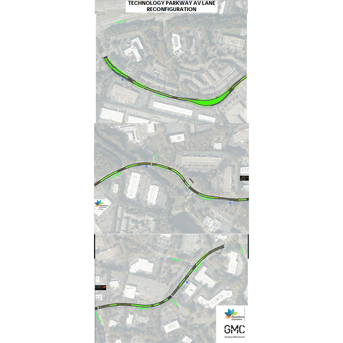 Technology Parkway Reconfiguration and Restriping Begins August 10th