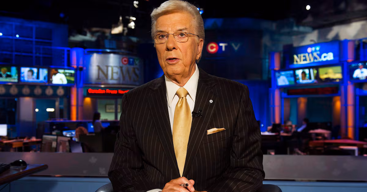 Former CTV News chief anchor Lloyd Robertson dies at 92