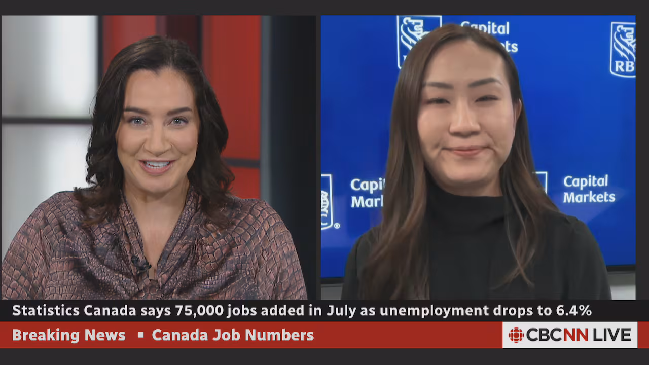 CBC News speaks to RBC's Claire Fan about Canada's latest jobs numbers