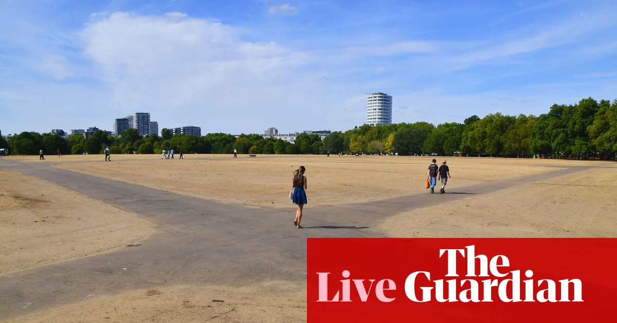 ‘Extreme heat’ warning issued for parts of England on Thursday as temperatures could reach 38C