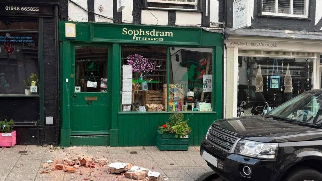 Warning after high street building collapse