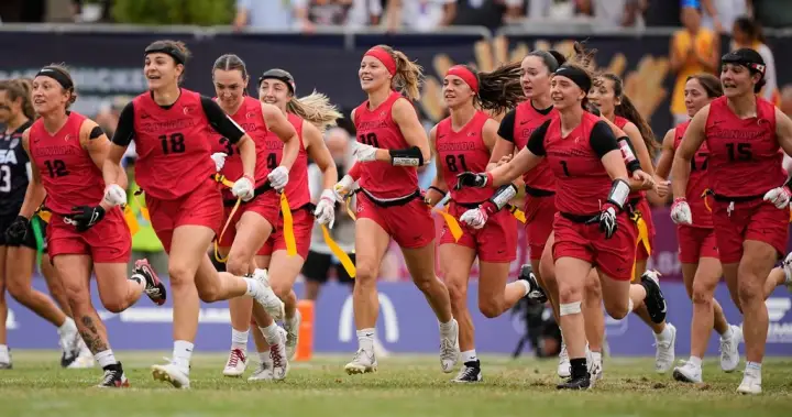 Canadian women, men’s flag football teams book 2028 Olympic tickets