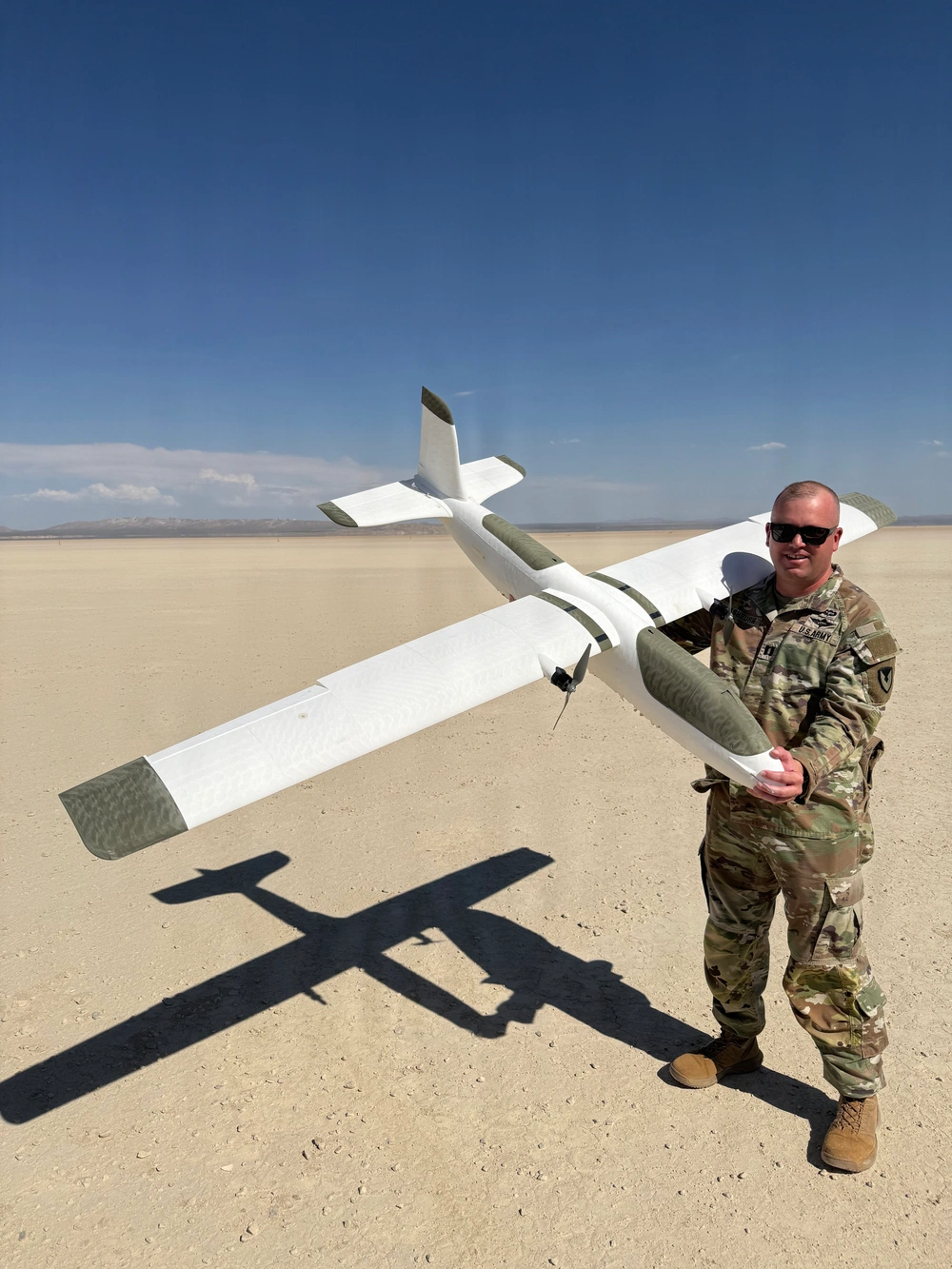 OIB-assembled motors power drone to world