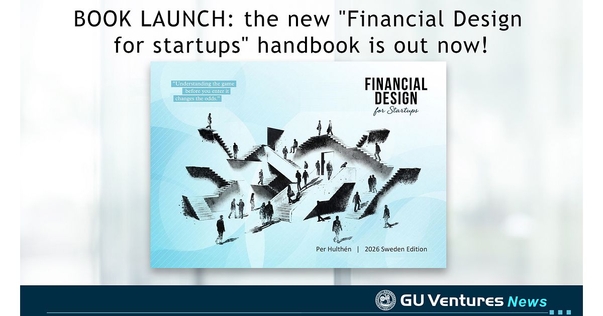 BOOK LAUNCH: the new "Financial Design for startups" handbook is out now!