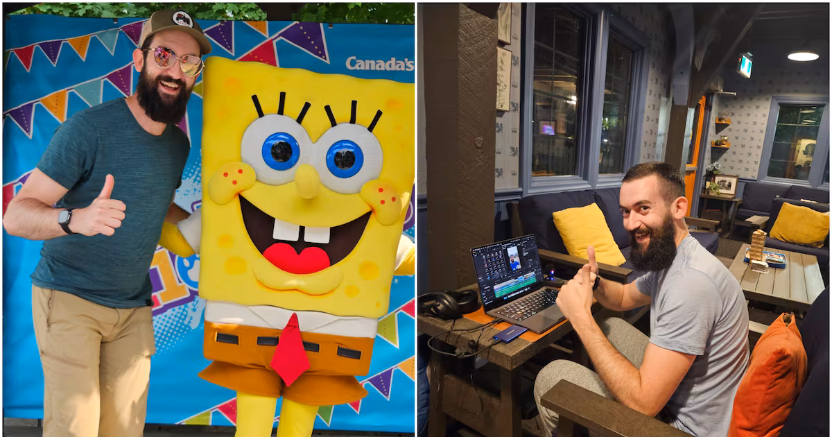 This man works at Canada’s Wonderland daily, but he’s not an employee. Why he’s chosen to work here remotely