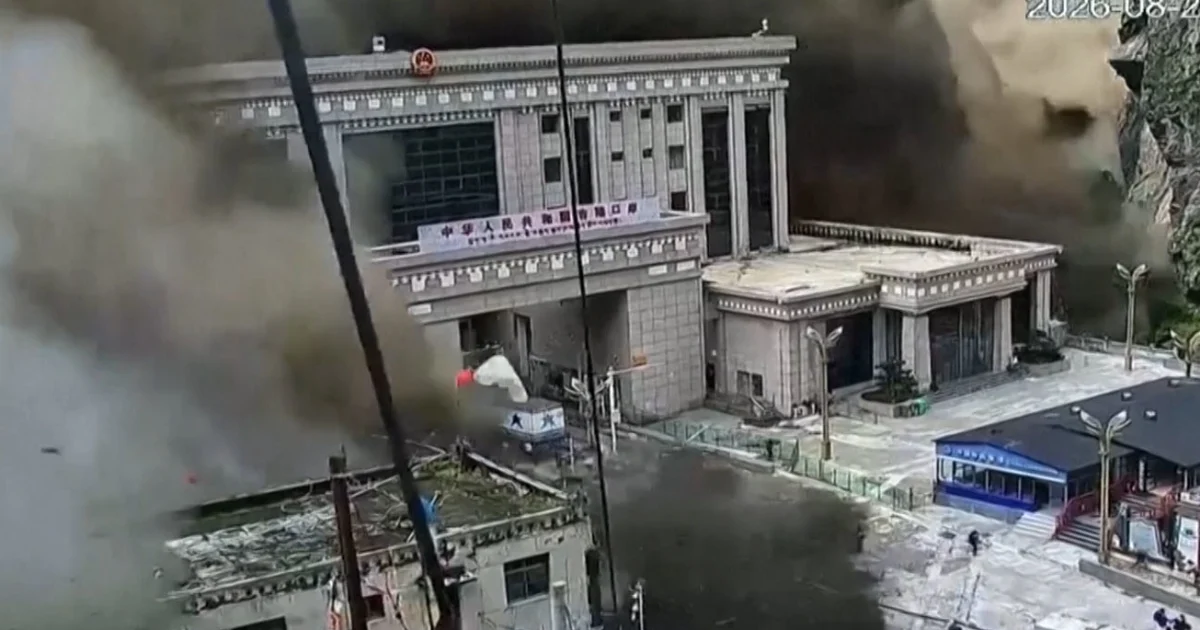 Videos show crushing walls of water overtake buildings and bridges on Nepal