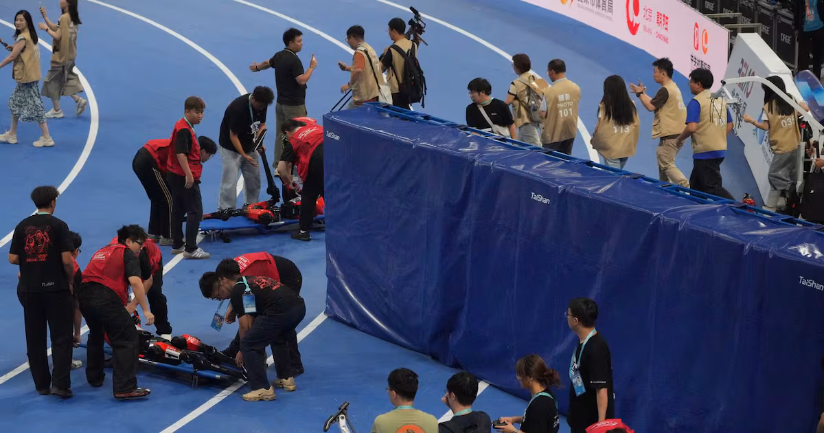 A Chinese humanoid robot sets a new 100