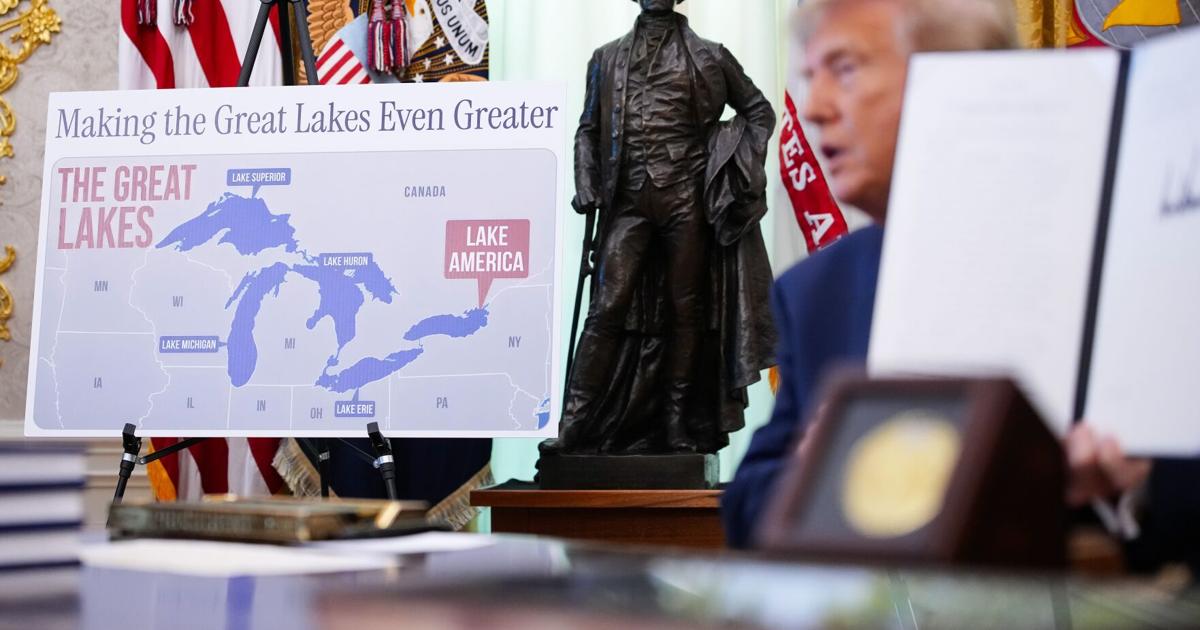 What people are saying about Trump’s attempt to rename Lake Ontario as ‘Lake America’