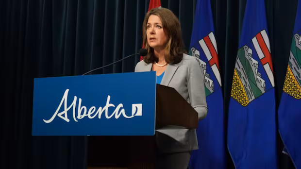 Premier Danielle Smith takes questions at virtual town hall on data centres in Alberta, NDP calls for pause