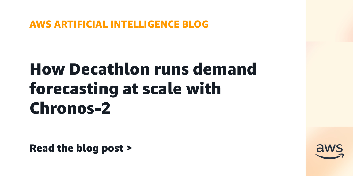 How Decathlon runs demand forecasting at scale with Chronos