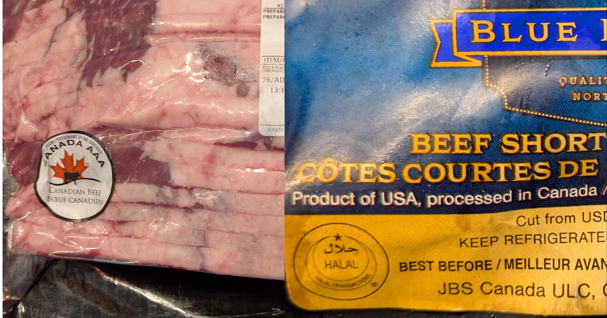 This Ontario man thought he bought Canadian beef at Costco. Then he saw the label in the back