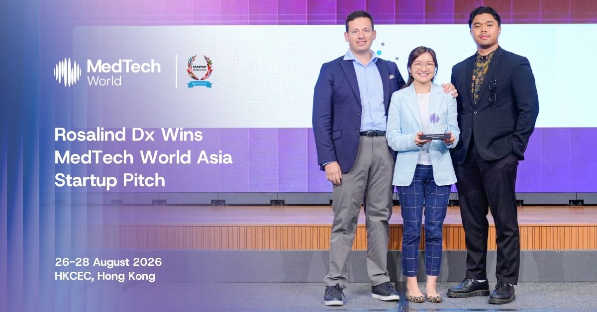 Rosalind Dx wins MedTech World Asia 2026 Startup Pitch competition