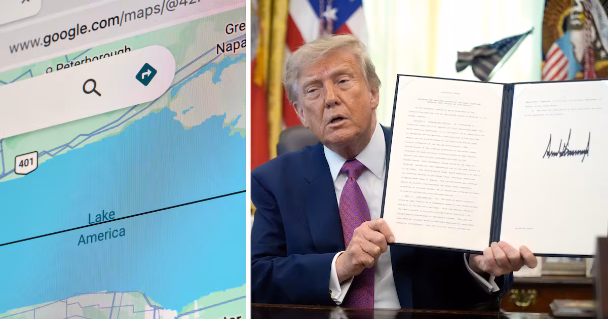 ‘Lake Ontario’ returns to provincial agency maps after ‘Lake America’ switch. Live trade war updates here.