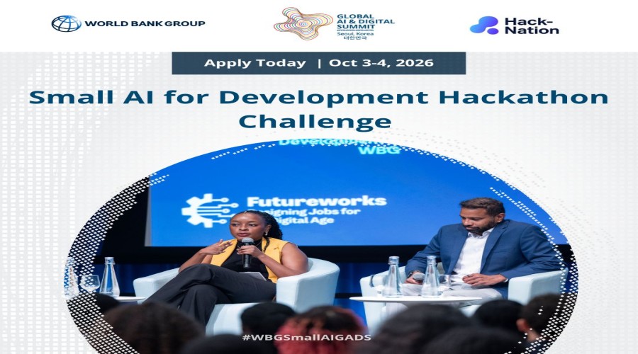 World Bank Group opens Small AI for Development Hackathon to young innovators