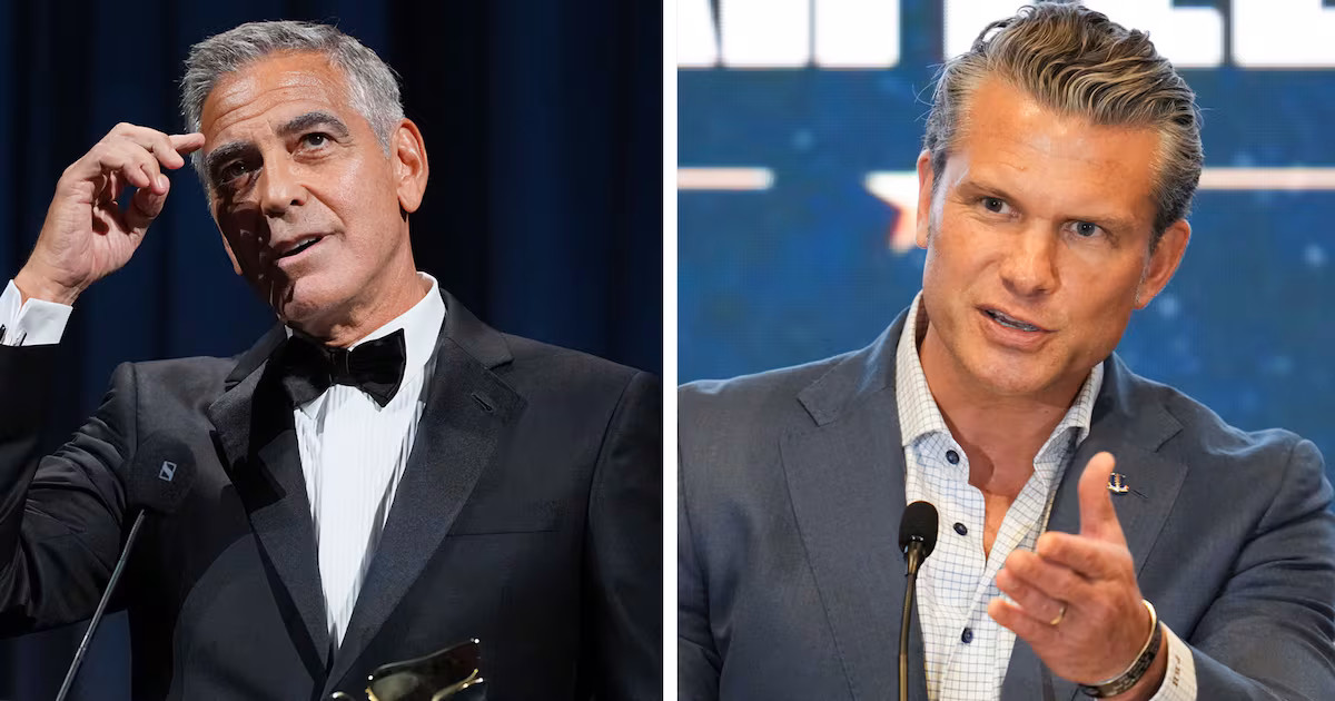 George Clooney slams Pete Hegseth for mocking Canadian cadet program