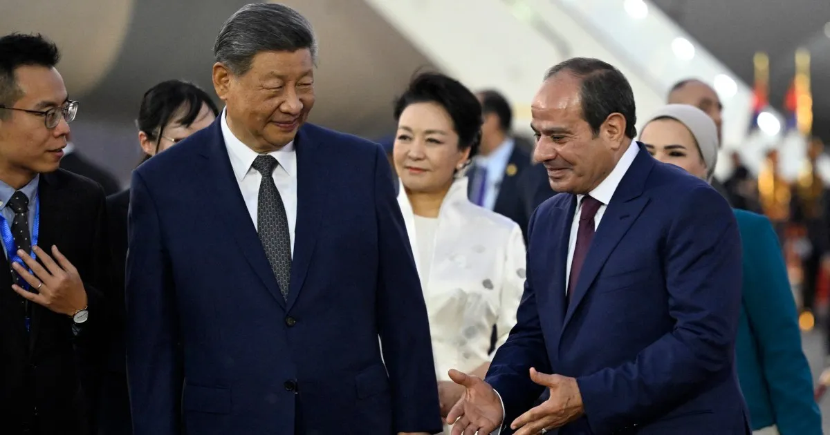 China’s Xi visits Egypt’s el