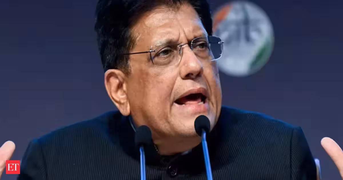 ‘We politicians, ministers and MPs do not manufacture these figures’: Goyal hits back at critics over 7.8%