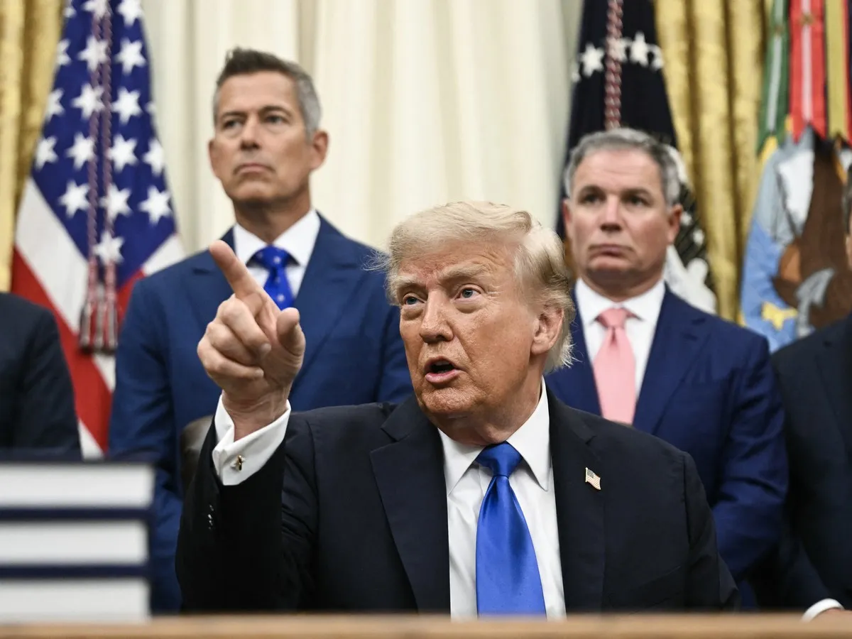 Trump says his threat to tariff Canadian aircraft started from a conversation with a wealthy friend